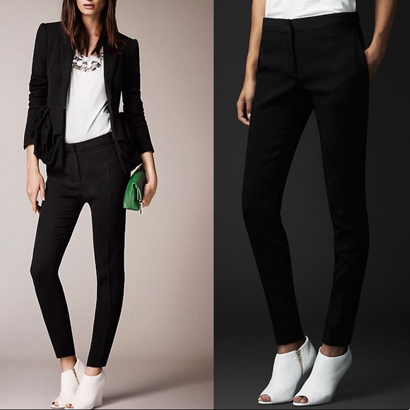 Burberry styled cotton pants